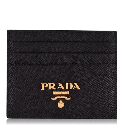 prada flannel card holder.